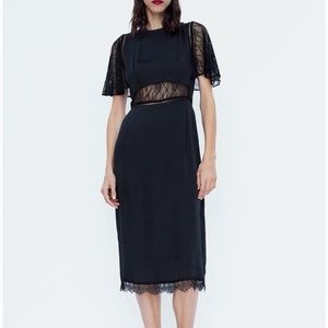 Zara Lace Midi Dress